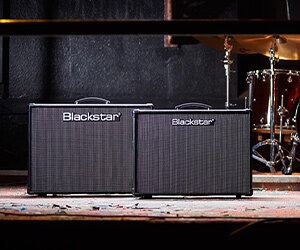 Blackstar ID:Core High Power Amps auf der Bühne vor Schlagzeug